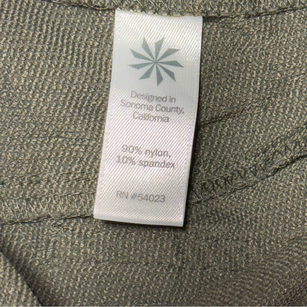 Athleta Wander Skinny Pants olive green Low-rise Women’s Size 4 - Picture 6 of 12